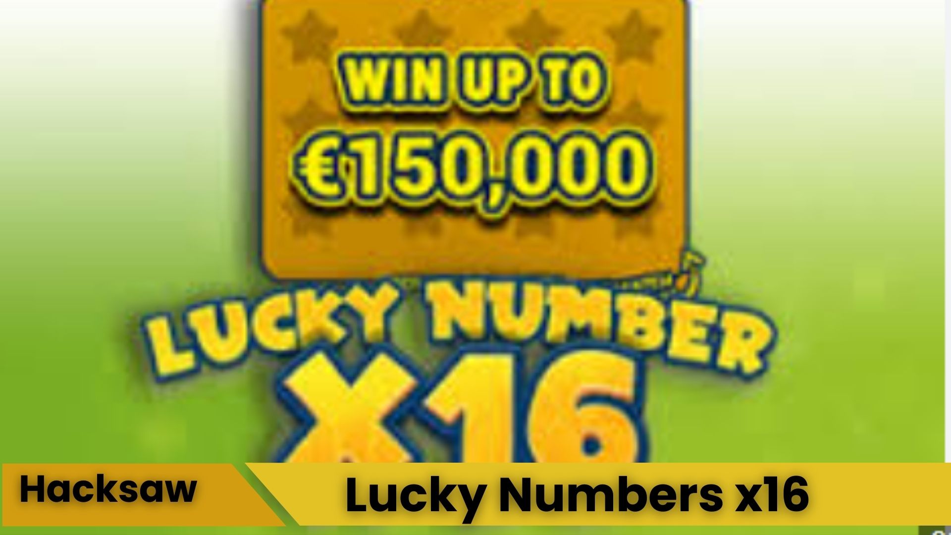 Lucky Numbers x16 Oyna